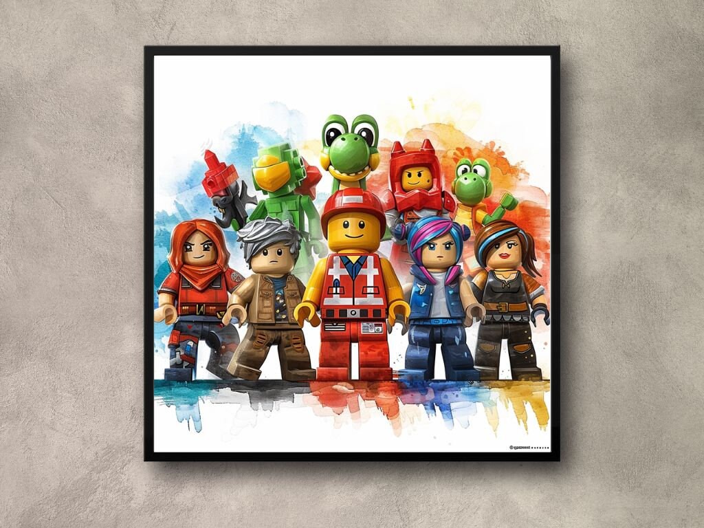 Roblox Watercolor Painting, Digital Download, Wall Art, Printable ...