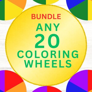 Coloring Wheel Bundle, Sunday School, Biblical story, Coloring Wheel, Printable Bible Activity, Watercolor, Kids Bible Lesson | Memory Game
