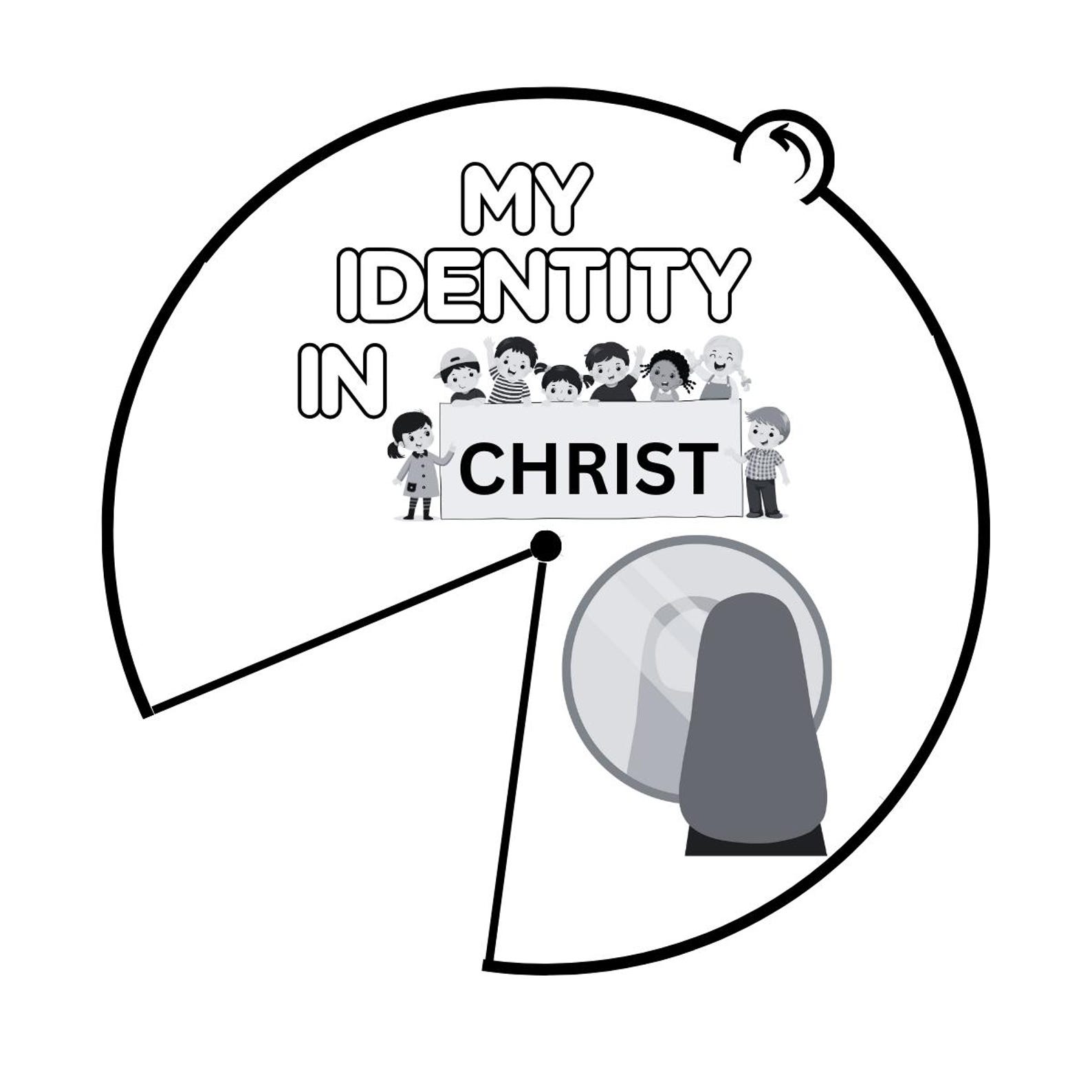 Printable Identity in Christ Coloring Wheel/ Printable Bible Activity ...