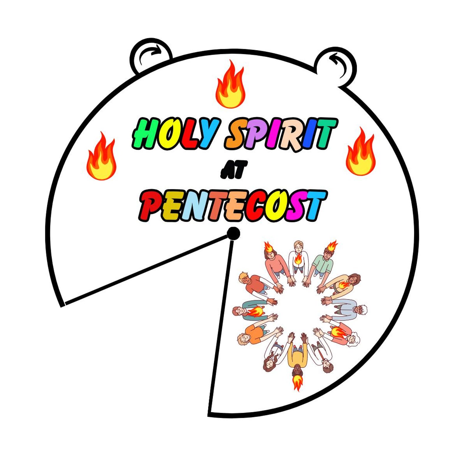 Pentecost Coloring Wheel Acts 2 Bible Lesson Sunday School Lesson pentecost-coloring-wheel-acts-2-bible-lesson-sunday-school-lesson