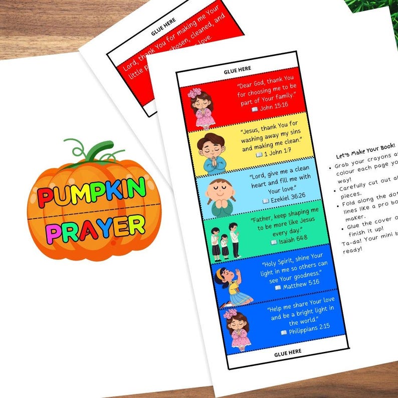 Pumpkin Prayer Craft, Christian Halloween Pumpkin Carving, Sunday ...