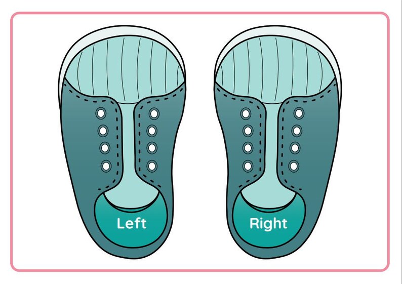 View of Shoe Lacing Cards, Printable Shoe Tying Practice, Shoelaces, Kid's Fine ...