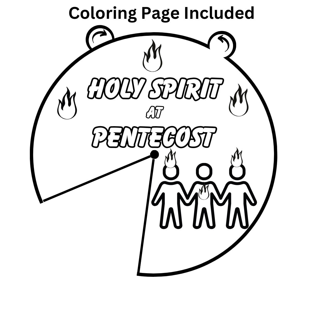 Pentecost Coloring Wheel Acts 2 Bible Lesson Sunday School Lesson pentecost-coloring-wheel-acts-2-bible-lesson-sunday-school-lesson