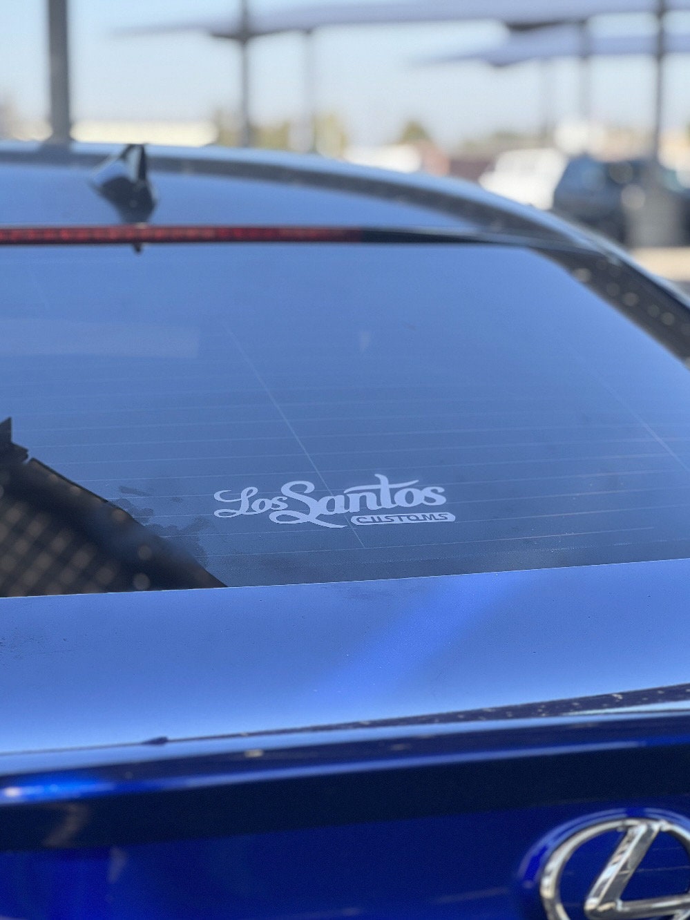 los santos customs Sticker for Sale by Rebass