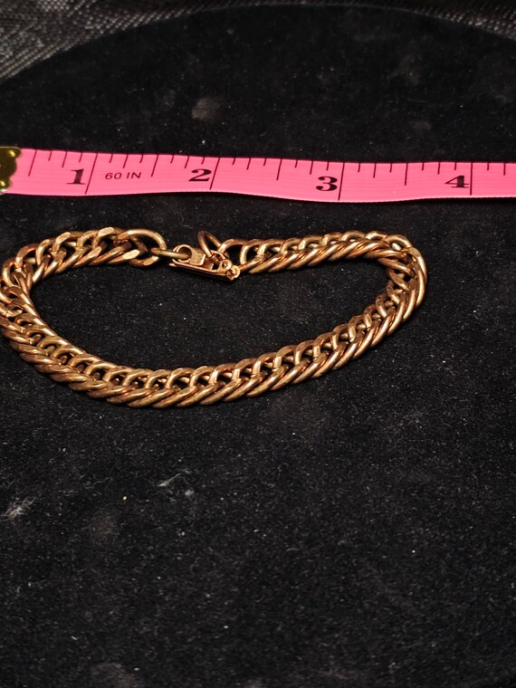 Solid Copper Link Bracelet, Small Chain (3 in, as… - image 2