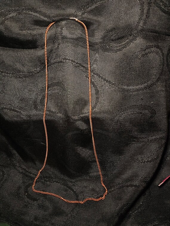 Solid copper chain, 30" curb - image 2