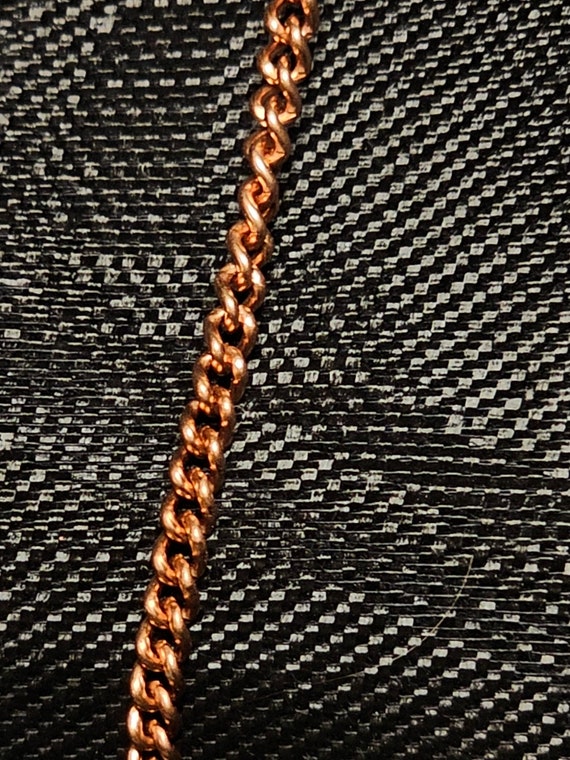 Solid copper chain, 30" curb - image 1