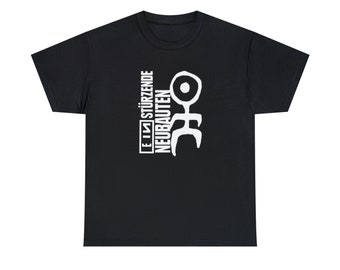 Maglietta Einstürzende Neubauten - Logo Band Blixa Bargeld - T-Shirt Unisex In Cotone Nero - 2