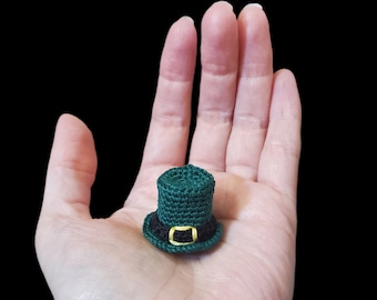 Tiny Leprechaun Hat | Crochet St. Patrick's Day Decor