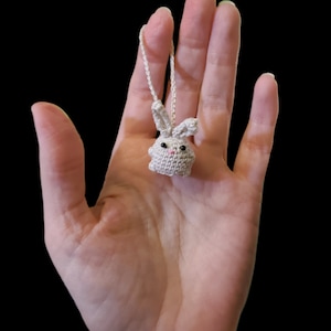 Tiny Crochet Bunny | Easter Tree Ornament | Spring Decor