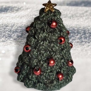 Rustic Crochet Christmas Tree | Bumpy Winter Pine Decor | Christmas Tree Amigurumi