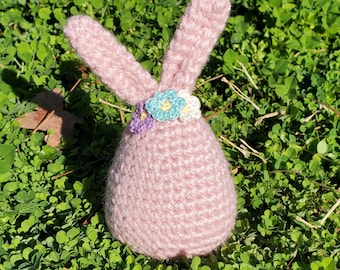 Crochet Easter Bunny Egg | Spring Decor