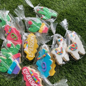 Lama cookies fondant decoration/..