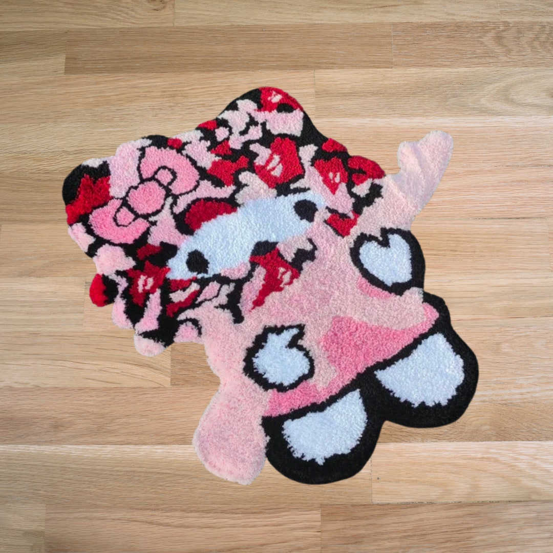 Hello Kitty Ak-47 Custom Rug Adorably Soft and Unique Area - Etsy