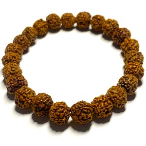 High-Demand 5 Face Nepali Rudraksha Natural Certified Himalayan Beads Bracelet for Unisex By The Leading Light image 5