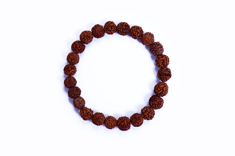 High-Demand 5 Face Nepali Rudraksha Natural Certified Himalayan Beads Bracelet for Unisex By The Leading Light image 6