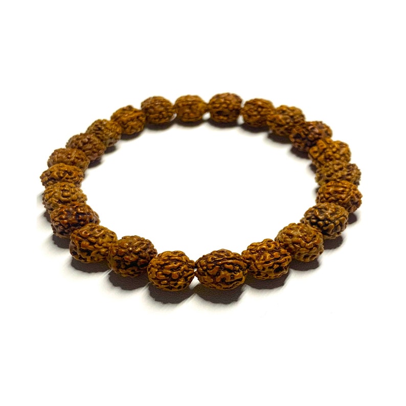 High-Demand 5 Face Nepali Rudraksha Natural Certified Himalayan Beads Bracelet for Unisex By The Leading Light image 2