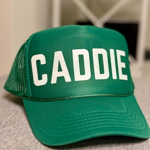 Caddie Golf Hat, Golf Hat, Golf Gifts, Caddie Trucker Hat, Halloween, Mens Trucker Hat, Womens Trucker Hat, Dad Gift