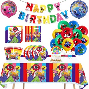 Diseño de cumpleaños rainbow friends