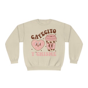 Cafecito y Chisme - Cafe Y Conchas - MamaDeSushi - Unisex NuBlend® Crewneck Sweatshirt