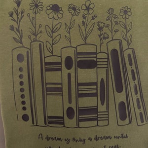 Wildflower Books Shirt w/ Quote