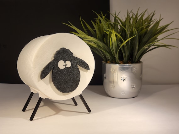 Porte-rouleau De Papier Toilette Amusant En Forme De Mouton