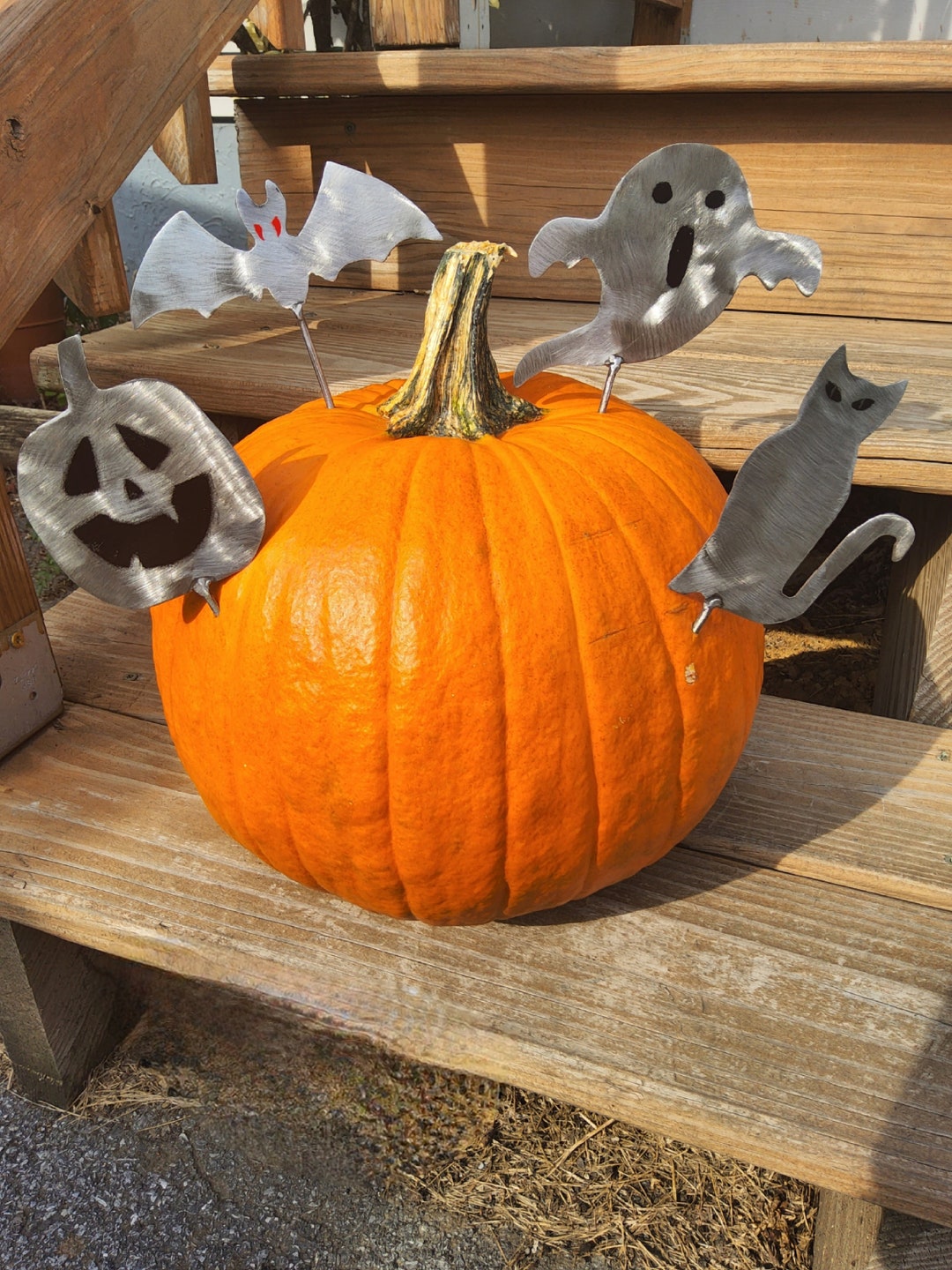 Metal Halloween Decorations Etsy