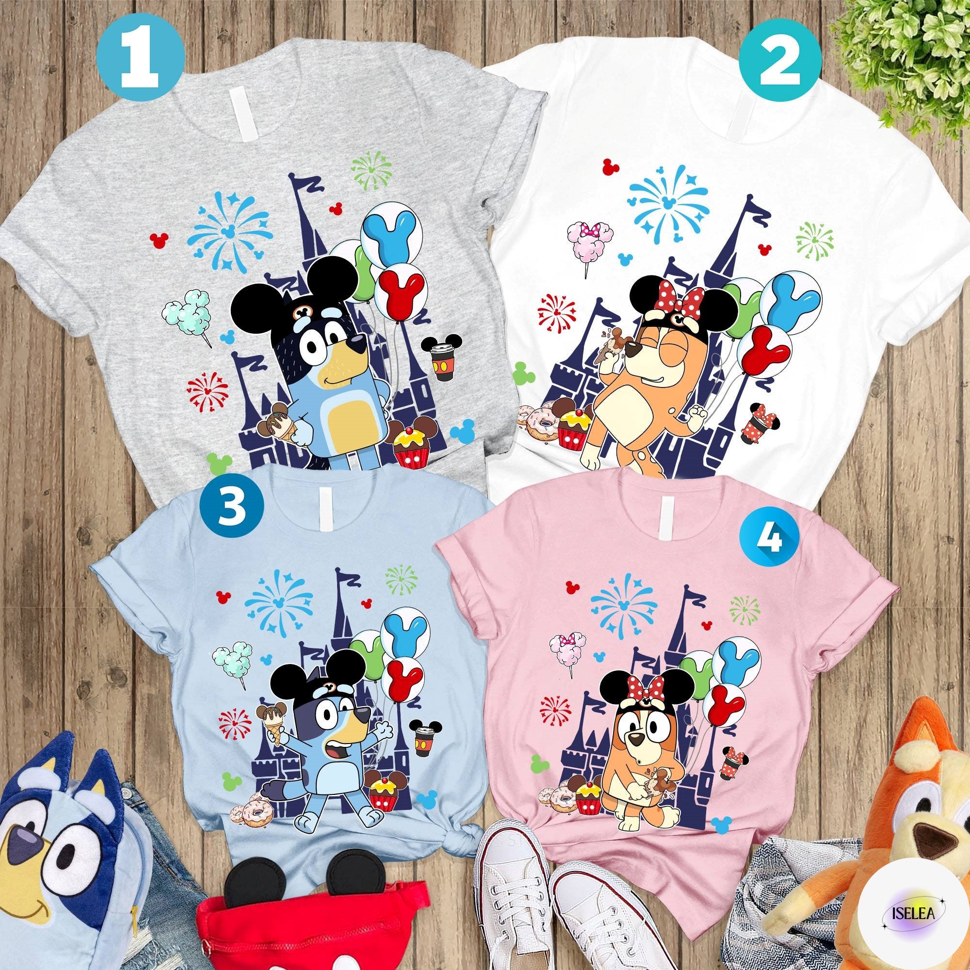 Comprar Bluey Mom Dad Bingo Matching Family T-Shirt Toddler to Adult en USA  desde República Dominicana