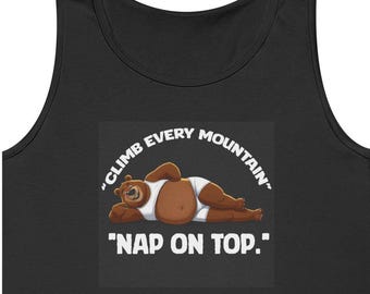 BEAR Climb Every Mountain Nap On Top Tank