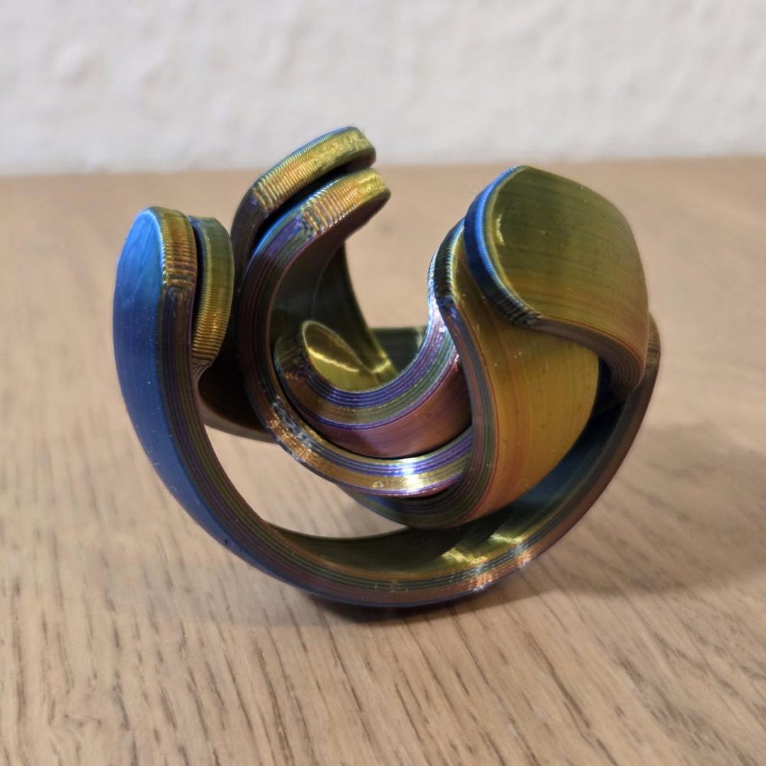 Gyroscope Fidget 3D STL Files, Gyro Spinner Fidget Toy 3D Print Files ...