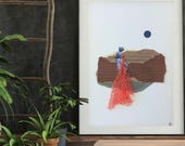 Collage original, hecho a mano - COSTURERA
