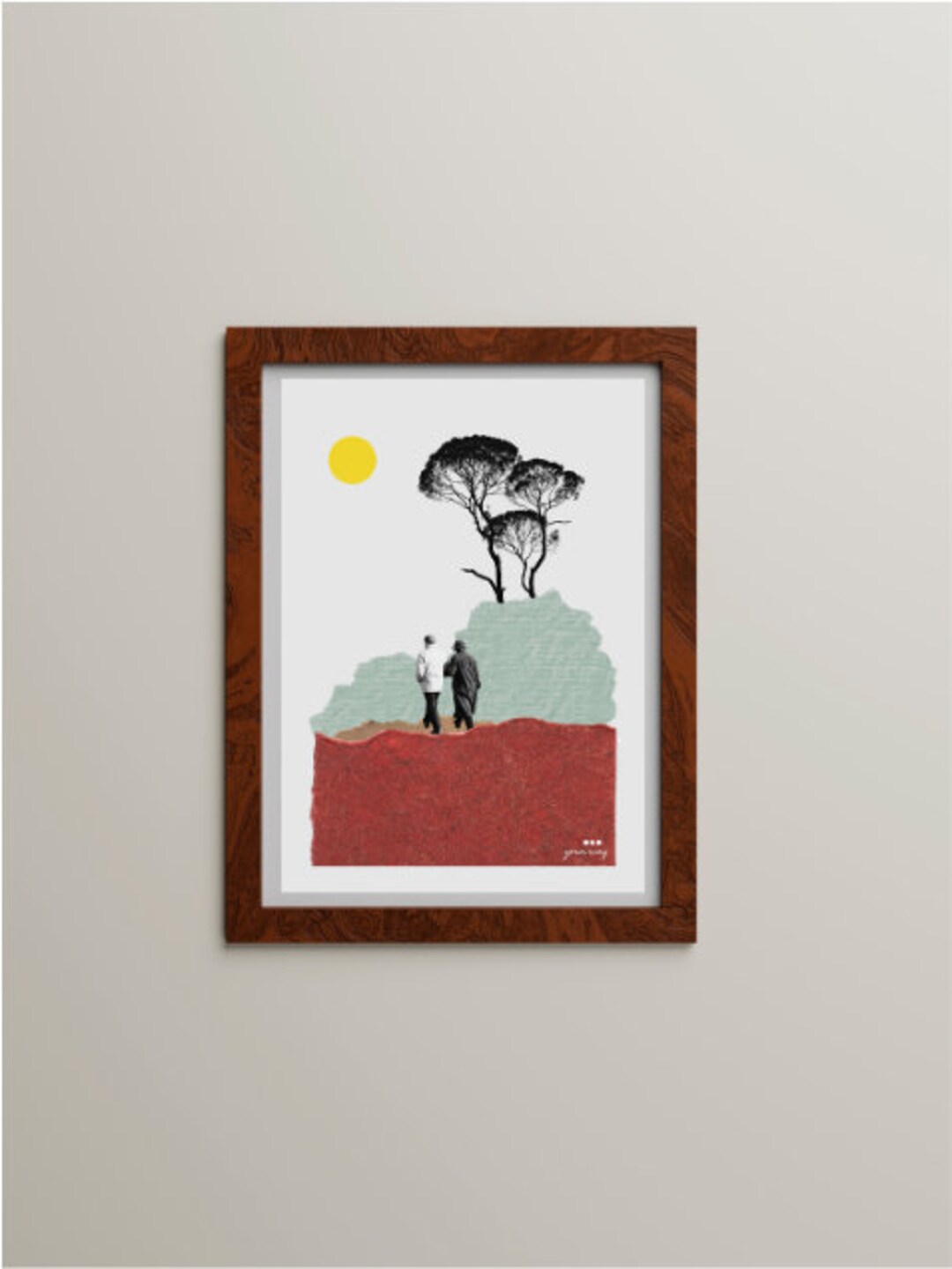 Beautiful Digital Poster Sheet, Collage Technique COUPLE Your Way Etsy