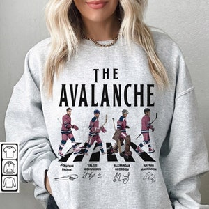 Colorado Avalanche Hockey Team Abbey Road Signatures T-Shirt