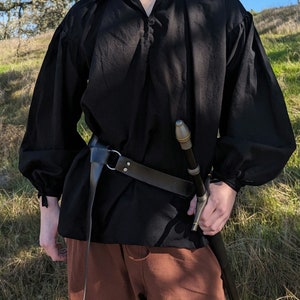Medieval Pirate Shirt for Renaissance, Historical Costume