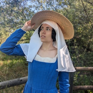Medieval Veil for Reenactment and Costume