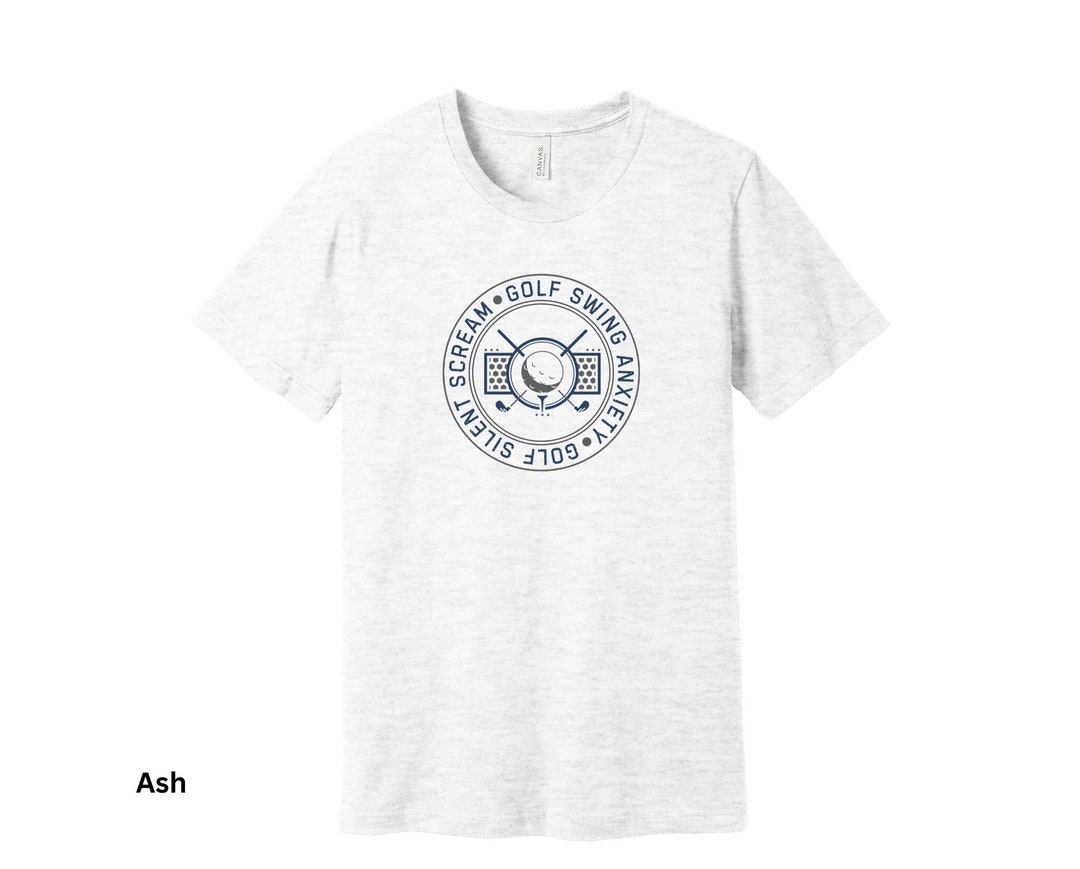 Golf Swing Anxiety Golf Silent Scream Golfing Tshirt, Shirt for Golf