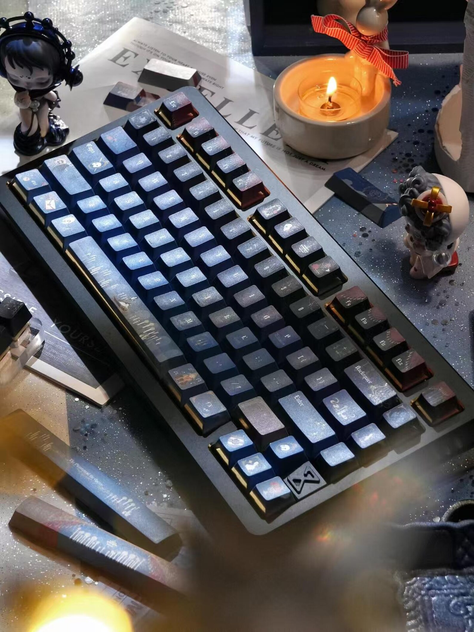 Phantom of the Opera Keycap Set: PBT Dye-sub Mechanical Keyboard - 142 ...