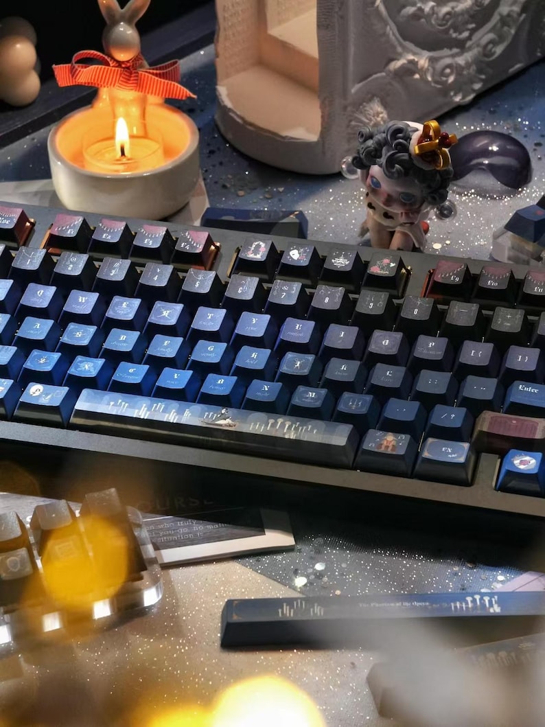 Phantom of the Opera Keycap Set: PBT Dye-sub Mechanical Keyboard - 142 ...