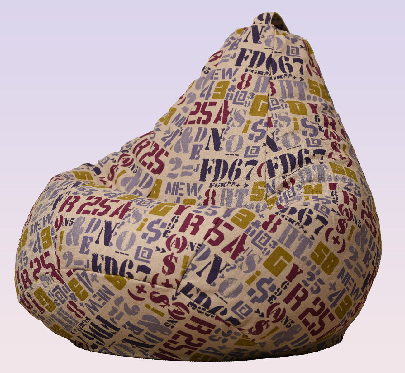 Bean Bag Chair for Adults, Teens, and Kids. Filled Bean Bag. Safety