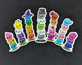 Pride Skull Sticker Collection