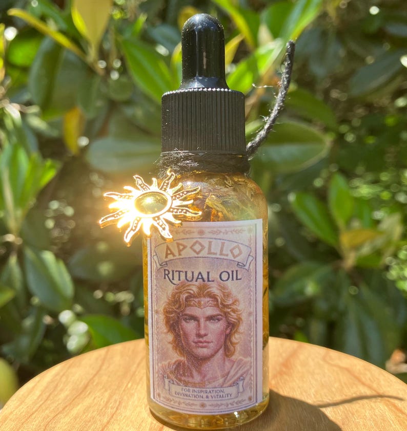 Apollo Ritual Oil, Greek God Apollo Anointing Oil - Etsy