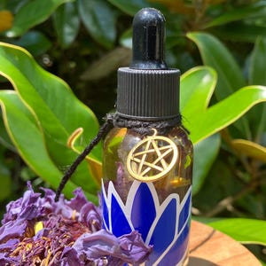Blue Lotus Body and Ritual Oil, Skincare, Spirituality Anointing Oil