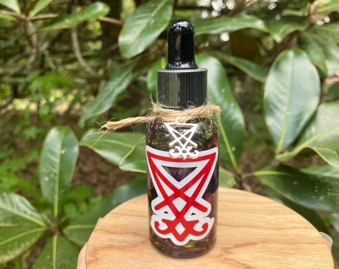 Featured listing image: Lucifer Ritual Oil, Lucifer Anointing Oil, Lucifer Devotional Oil, Lucifer Oil