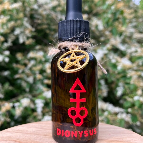 Dionysus Ritual Oil (1 oz.), Dionysus Devotional Oil, Dionysus Offering, Dionysus Altar Oil, Greek God Dionysus Oil, Dionysus Anointing Oil