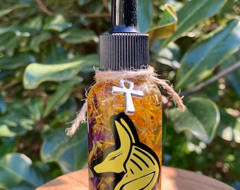 Anubis Ritual Oil, Egyptian God Anubis Devotional Oil