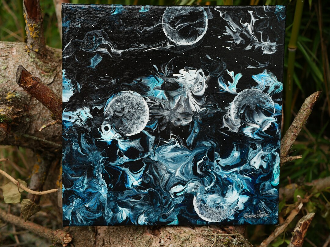 1 Acrylic Pouring Canvas Etsy