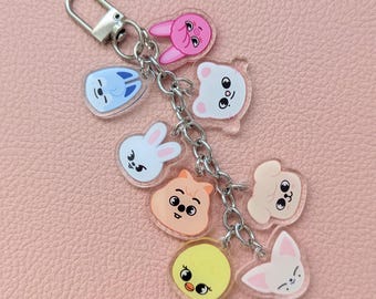 SKZOO Face Keychain