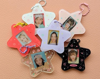Shining Star Acrylic ID Card Holder