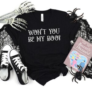 Won&#39;t You Be My Boo?, Unisex Jersey Short Sleeve Tee