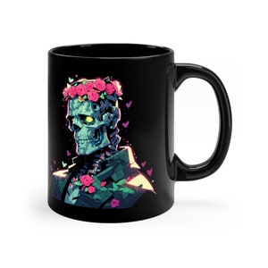 Frankenstein, 11oz Black Mug